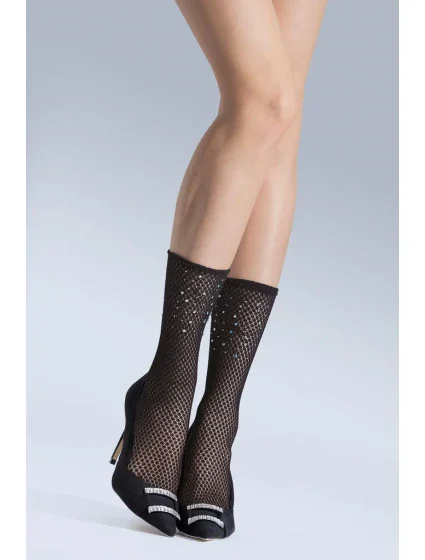 Dámské ponožky s kamínky model 17232839 05 - Knittex