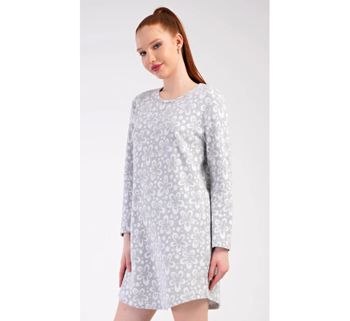 Dámské domácí šaty s dlouhým rukávem Flowers Dámské domácí šaty s dlouhým rukávem Flowers