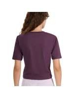 Dámské tričko tmavě fialové WAW25TTSH model 21749365 - 4F Dámské tričko tmavě fialové WAW25TTSH model 21749365 - 4F