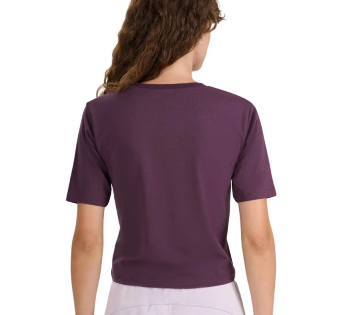 Dámské tričko tmavě fialové WAW25TTSH model 21749365 - 4F Dámské tričko tmavě fialové WAW25TTSH model 21749365 - 4F