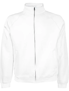 Fruit of the Loom Premium Sweat Jacket Mikina 16.2228 white