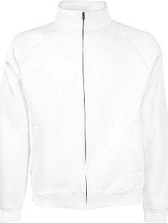Fruit of the Loom Premium Sweat Jacket Mikina 16.2228 white