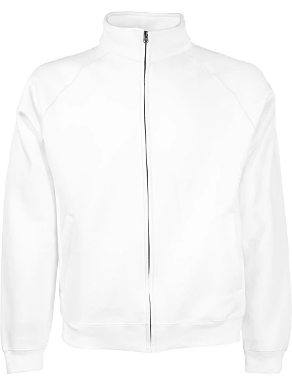 Fruit of the Loom Premium Sweat Jacket Mikina 16.2228 white Fruit of the Loom Premium Sweat Jacket Mikina 16.2228 white