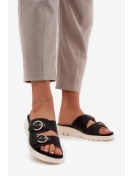 Dámské sandály na platformě a klíně černé Vimarils Dámské sandály na platformě a klíně černé Vimarils