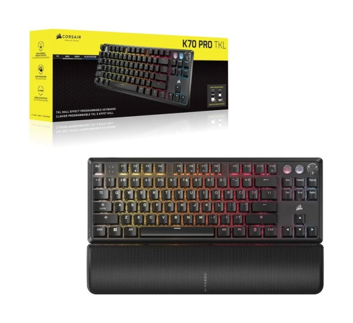 Herní klávesnice Corsair K70 Pro TKL, klávesnice TKL (80%), Corsair MGX -, ISO (DE) Herní klávesnice Corsair K70 Pro TKL, klávesnice TKL (80%), Corsair MGX -, ISO (DE)