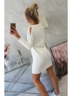 Šaty s potiskem Love ecru Šaty s potiskem Love ecru