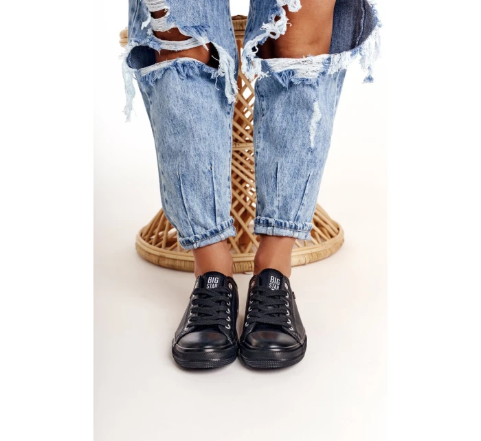 Dámské Tenisky Big Star Černé model 21525428 - Big Star Shoes Dámské Tenisky Big Star Černé model 21525428 - Big Star Shoes