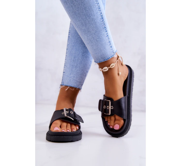 Klasické pantofle Big Star Černé model 21579632 - Big Star Shoes Klasické pantofle Big Star Černé model 21579632 - Big Star Shoes