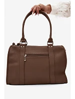 Velká taška z imitace kůže Taupe model 22220877 - Flora&Co