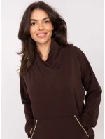 Bluza RV BL model 21334850 ciemny brązowy - FPrice Bluza RV BL model 21334850 ciemny brązowy - FPrice