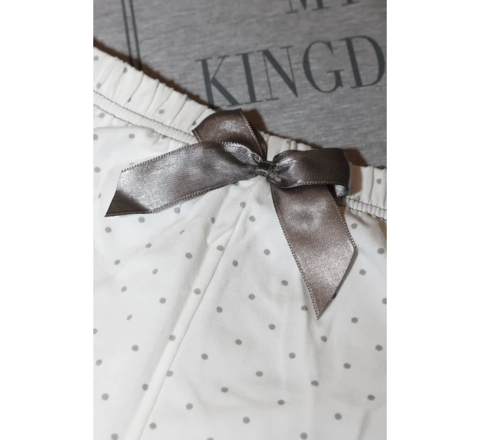 Pyžamo Kingdom Short Dots & Grey - Aruelle Pyžamo Kingdom Short Dots & Grey - Aruelle