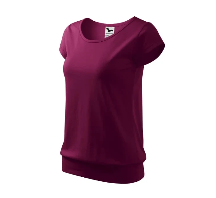 City tričko dámské fuchsiová City tričko dámské fuchsiová