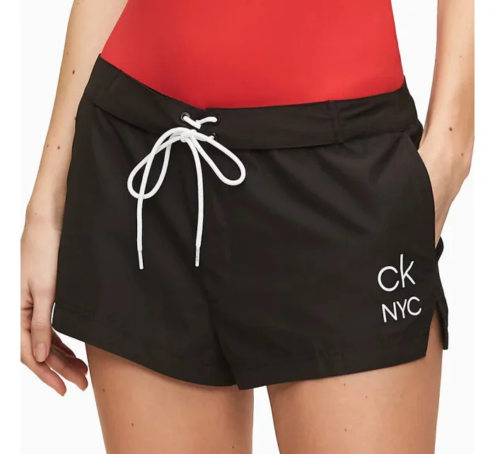Dámské šortky KW0KW01017-BEH - Calvin Klein