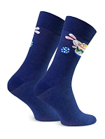 Pánské velikonoční ponožky 136 tmavě modré - Steven