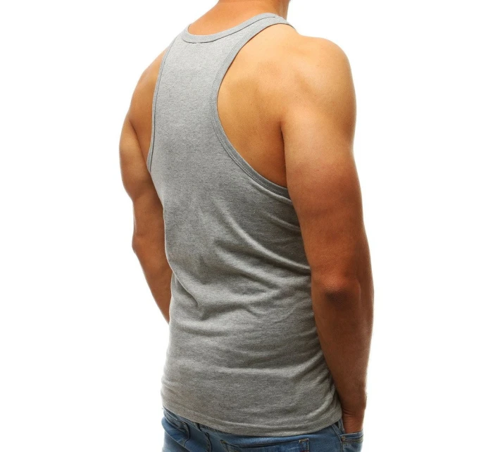 Pánské tílko bez potisku šedé Dstreet model 21962215 - FashionStreet