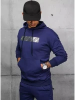 Pánské tmavě modré tepláky FashionStreet AX0695 Pánské tmavě modré tepláky FashionStreet AX0695