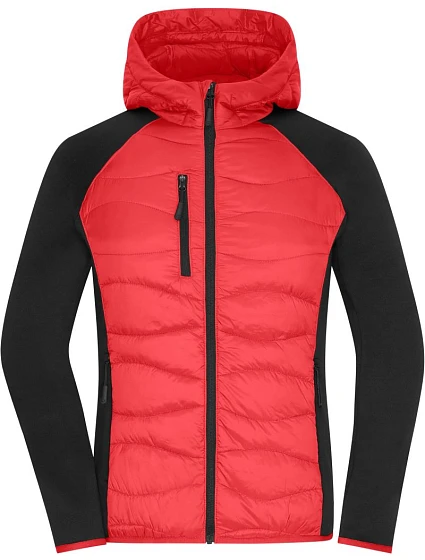 Daiber JN 1329 Dámská hybridní bunda 02.1329 red/black Daiber JN 1329 Dámská hybridní bunda 02.1329 red/black