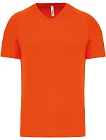 Kariban ProAct PA 476 Pánské sportovní tričko s výstřihem do V 20.P476 fluorescent orange Kariban ProAct PA 476 Pánské sportovní tričko s výstřihem do V 20.P476 fluorescent orange
