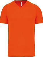 Kariban ProAct PA 476 Pánské sportovní tričko s výstřihem do V 20.P476 fluorescent orange