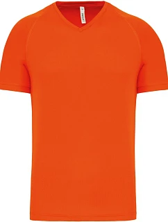 PA 476 Pánské sportovní tričko s výstřihem do V model 22513175 fluorescent orange - Kariban ProAct