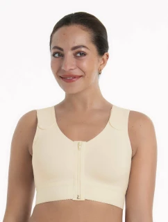 Valencia kompresní podprsenka oboustran.,zap. vpředu 1194X champagne - Anita Care