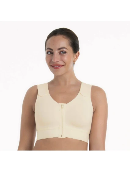 Valencia kompresní podprsenka oboustran.,zap. vpředu 1194X champagne - Anita Care