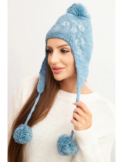 Dámská ušanka Emma K343 denim Dámská ušanka Emma K343 denim