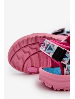 Dětské sandálky Lee Cooper LCW-24-34-2600 Růžové