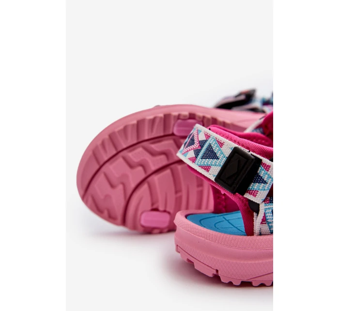 Dětské sandálky Lee Cooper LCW-24-34-2600 Růžové