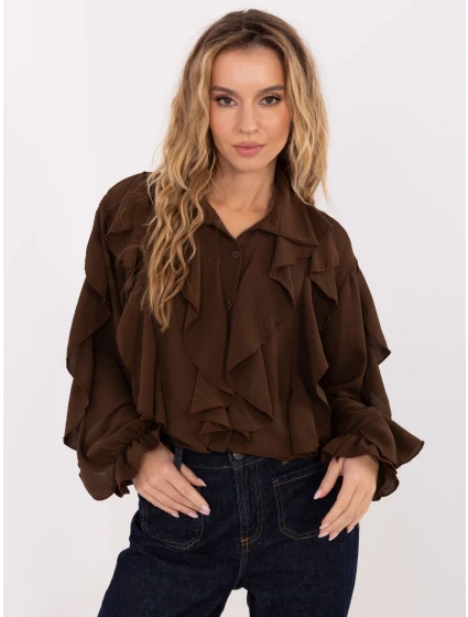 MI KS košile 92506.52 hnědá