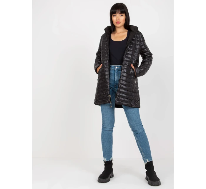 Dámský kabát NM KR P22 6206 1.70P černý