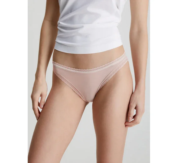 Dámské kalhotky 000QD3766E 7NS béžové - Calvin Klein