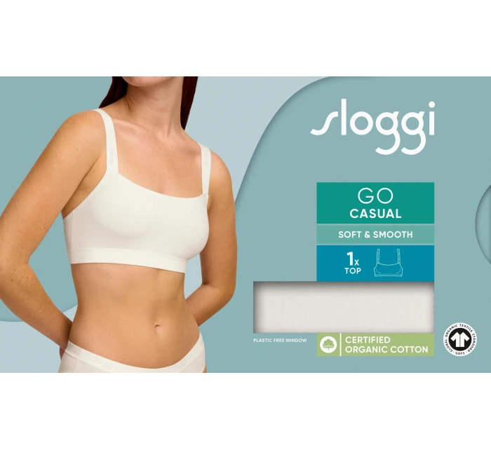 sloggi GO Casual Top - WHITE - SLOGGI WHITE - SLOGGI