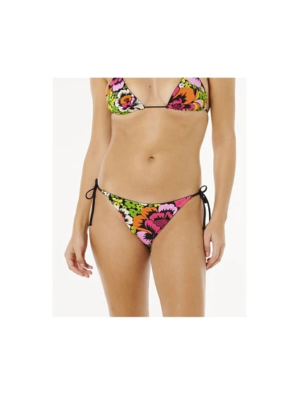 Spodní díl dámských bikin RIP CURL Carioca Revo Tie Side Cheeky, vícebarevné
