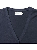 Russell Athletic 715F Dámský pletený cardigan s výstřihem do V 11.715F charcoal marl Russell Athletic 715F Dámský pletený cardigan s výstřihem do V 11.715F charcoal marl