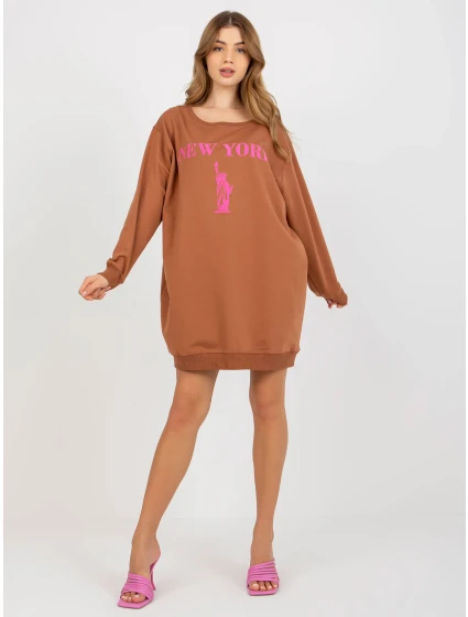 Mikina VI BL 3212.15X světle hnědá