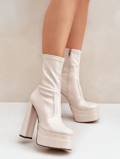 Boty na podpatku  model 204681 Step in style