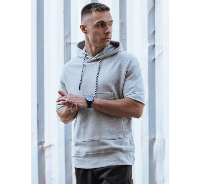 Pánská světle šedá mikina Dstreet model 21975468 - FashionStreet