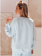 Dámská oversize mikina s výšivkou DOGSWEETY modrá FashionStreet BY1479