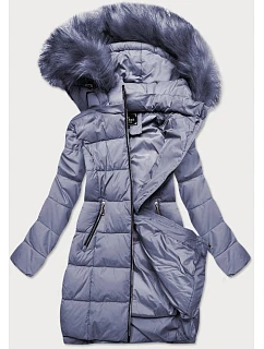 PIKOWANA DAMSKA KURTKA ZIMOWA Z KAPTUREM model 21242054 - Libland