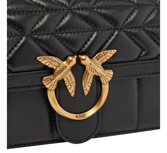 PINKO KOŽENÁ KABELKA LOVE ONE MINI