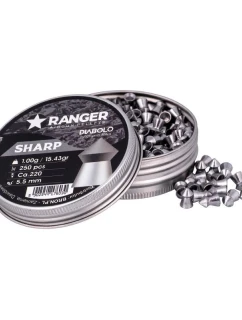 5,5 mm RANGER Diabolo Sharp Point 250 kuliček 1,00 g
