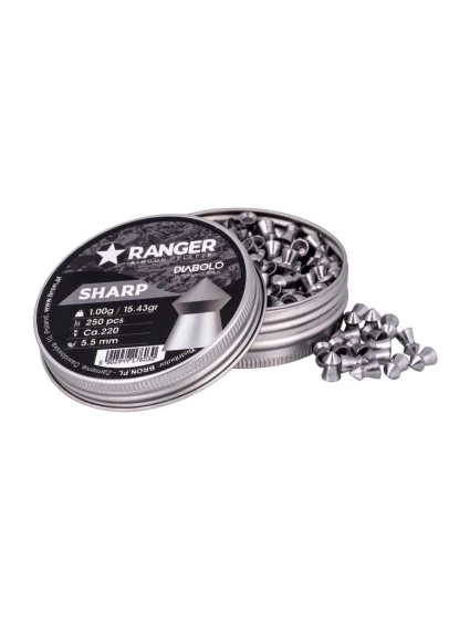 5,5 mm RANGER Diabolo Sharp Point 250 kuliček 1,00 g