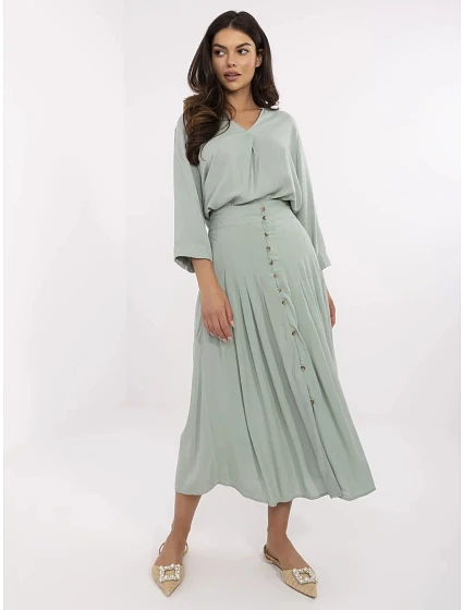 Spódnica model 21116713 pistacjowy - FPrice Spódnica model 21116713 pistacjowy - FPrice