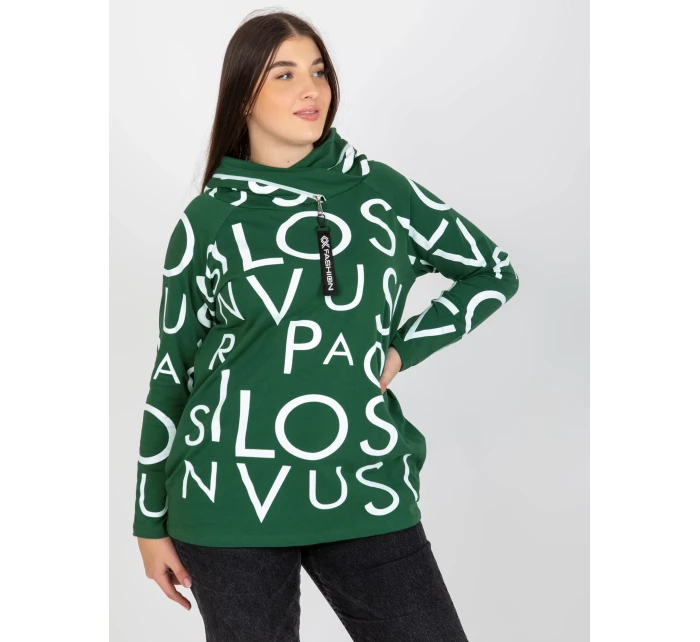 Dámská mikina RV BL 5056 1.95 tmavě zelená