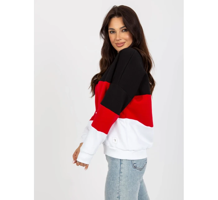 Mikina RV BL 8377.89 černá a červená