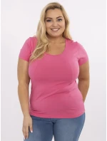 T shirt RV TS model 21072637 ciemny różowy - FPrice