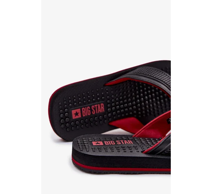 Pánské žabky Big Star – černé