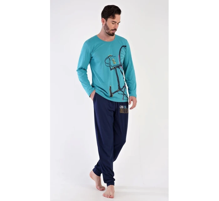 Pánské pyžamo dlouhé Dominik