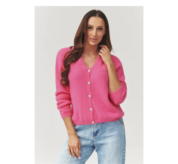 Svetr na zapínání  model 223261 Makadamia